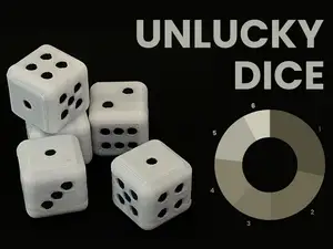 Unlucky Dice (weighted)