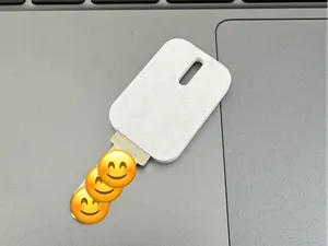 自転車の鍵の持ち手