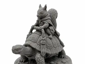 Tortoise Rider Scout – DnD Mini & Garden Companion