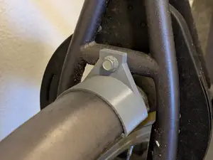 Rear mudguard replacement bracket for bike
