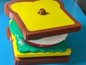 Montessori Toast game Sorting Stacking Match toy