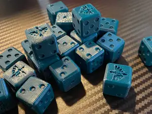 Customizable D6 Dice (Blank 6 Side)