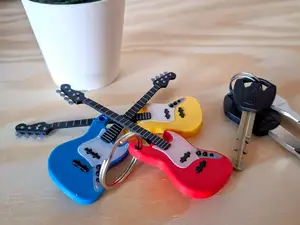 Fender Bass Guitar Keychain and magnet