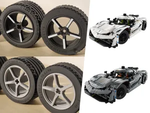 Realistic wheels Legò Koenigsegg Jesko 42173/42184
