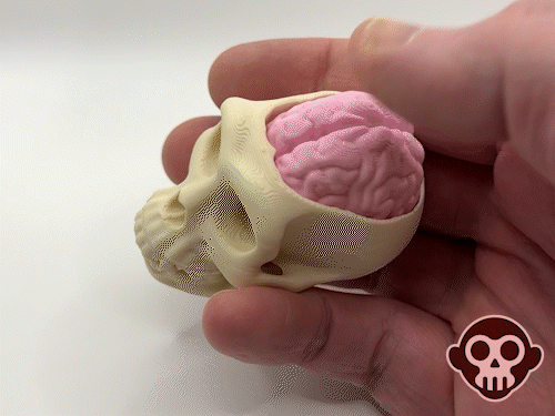 Monkey Skull Fidget Clicker