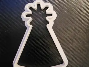 Party Hat With Round Lines Cookie Cutter