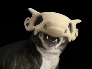 cubone dog mask animal