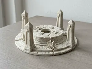 Fantasy Ritual Circle Diorama Base