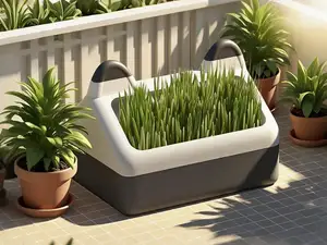 超萌! 猫草种植屋