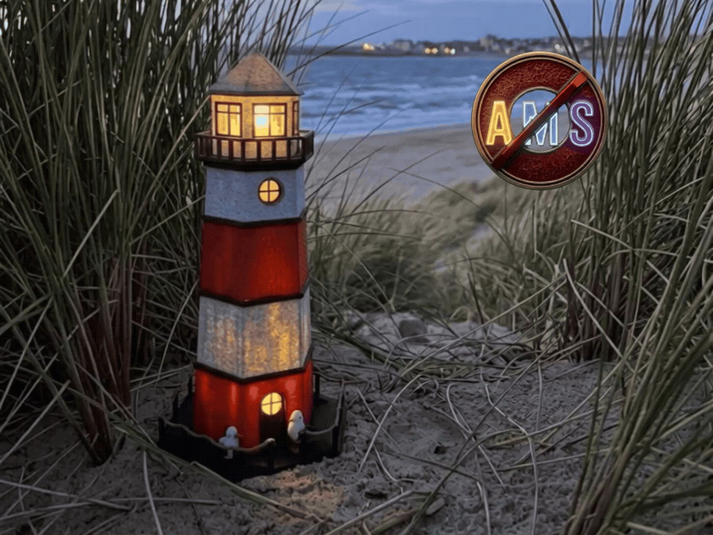 Leuchtturm Nachtlicht maritim