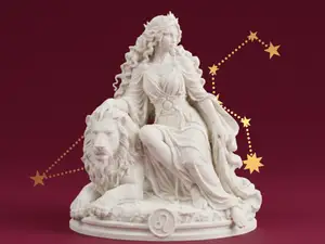 Leo Zodiac – Lion Goddess Figurine