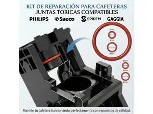 Juntas tóricas Philips Saeco Spidem Gaggia