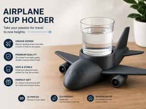 Modern Airplane Drink Holder