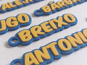 Llaveros con nombre personalizados