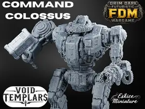 Command Colossus, titan - 32mm grimdark wargame