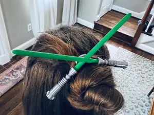 Jedi and Sith Lightsaber Hair Pin Set