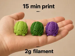 Mini Cabbage Buddy | Cute Kawaii Vegetable
