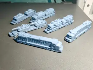 军火列车EMD-SD40-微缩版