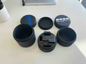 GoPro case, Battery and MicroSD cards box