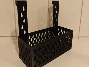 Glass Mounted Shower Caddy