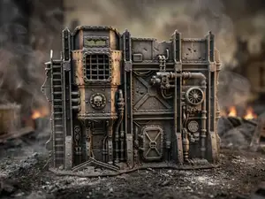 Industrial Cover Wall – Sci-Fi Terrain - Deckung