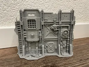 Industrial Cover Wall – Sci-Fi Terrain - Deckung