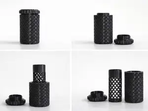 Boilie Dipping Jar with Rotating Drain Basket