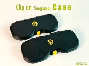 Clip on Sunglasses Case|墨镜夹片盒子|超级紧凑|结实|便携
