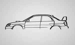 2D art Subaru WRX STI GD