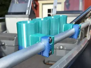 Rod hodler for D25mm handrail