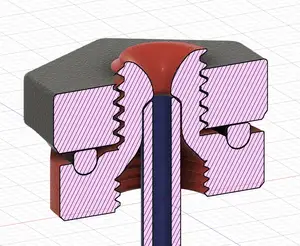 M6 & M10 Dry Box sealed passthrough Screw