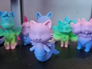 Siréna le Chat Sirène ailé *Série Cute*