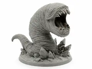 DnD Miniature Giant Worm