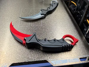 CS2 Inspired Karambit Knife 3 Color One Piece H2C