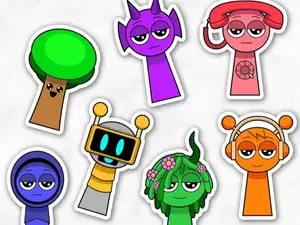 Llaveros y señaladores bookmark de Sprunkis