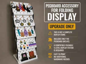 Pegboard Upgrade for Folding Display (Accessory)