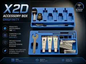 X2D Accessory organizers GridFinity!