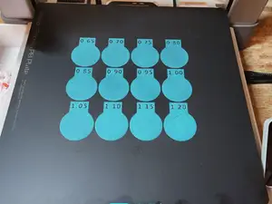 Initial Layer Flow Ratio - Calibration Test