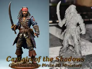 Captain of the Shadows – Caribbean-Style Pirate