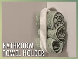 Minimalist Towel Organizer – 3-Stack Design