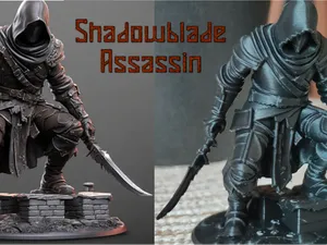 Shadowblade Assassin - RPG Figurine