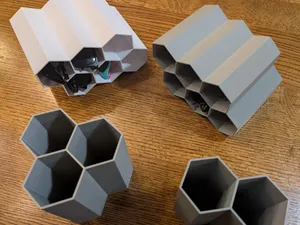 Hex Wall Mount Sunglasses Holder/Organizer