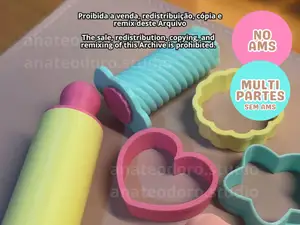 kit para Massinha de Modelar (Play Dough Set)