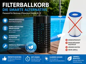 Bestway Flowclear Size III / 3 Filterballkorb