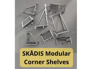SKÅDIS Modular Corner Shelves