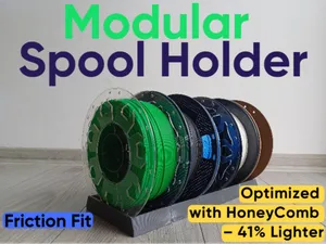 Modular Filament Spool Holder/Stand 