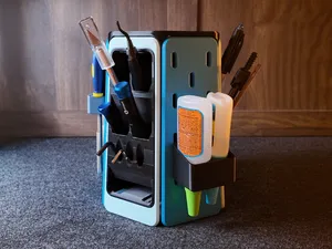 Modular Rotating Desk Organizer