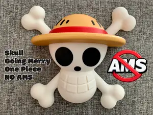 Skull Going Merry One Piece NO AMS