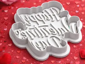 Happy Valentine’s Day Cookie Cutter | 3MF File