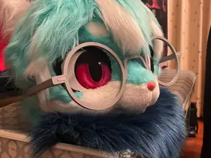 Fursuit Head Round-framed glasses